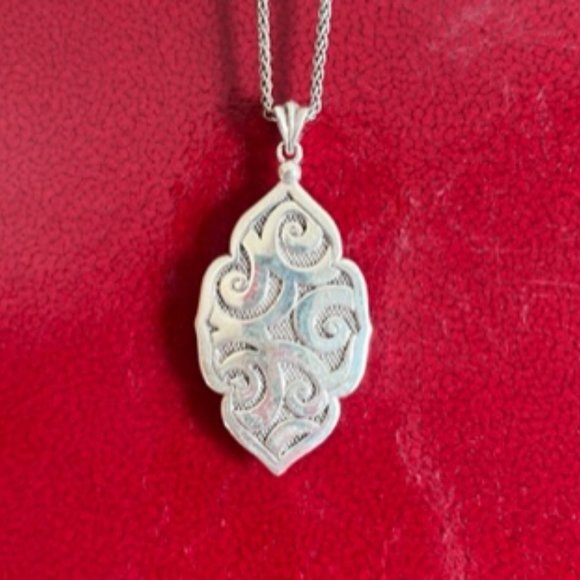 Brighton Beautiful, Heavy Pendant Drop Necklace - Picture 3 of 6